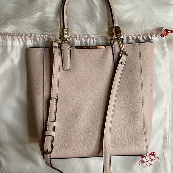 Coach Light Pink small crossbody & top handle bag - Picture 1 of 4